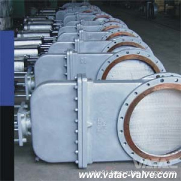 Soft or Metal Seat Flange Knife Gate Valve